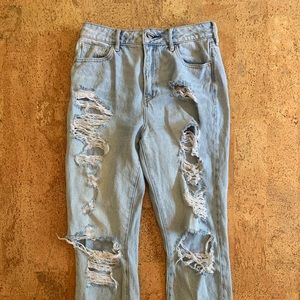 PACSUN ripped mom jeans